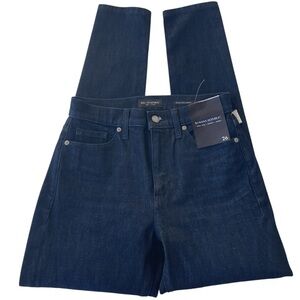 Banana Republic High Rise Skinny Denim Jeans Ankle 5 Pocket Dark Wash 26 NWT